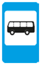 5.12 — Avtobus va (yoki) trolleybus to‘xtash joyi